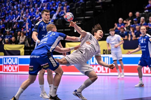 ALTRO - Pallamano - Men s EHF Euro 2026 - Iceland vs Italy Giacomo Jack Savini of Italy during Men s EHF Euro 2026 - Iceland vs Italy, Handball match in Kristianstad, Sweden, January 16 2026 Kristianstad Sweden  Copyright: xIPAxSport ABACAx