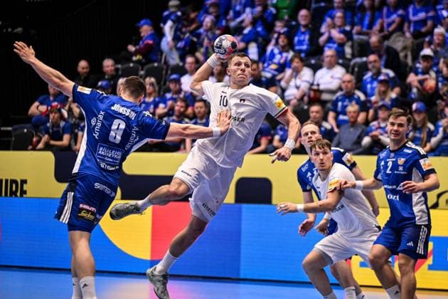 ALTRO - Pallamano - Men s EHF Euro 2026 - Iceland vs Italy Marco Mengon of Italy during Men s EHF Euro 2026 - Iceland vs Italy, Handball match in Kristianstad, Sweden, January 16 2026 Kristianstad Sweden  Copyright: xIPAxSport ABACAx