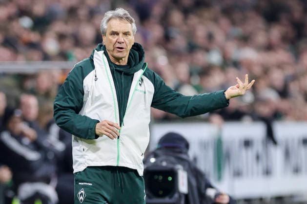 Trainer Horst Steffen Werder Bremen gestures, Bundesliga, SV Werder Bremen v Eintracht Frankfurt, Weserstadion on January 16, 2026 in Bremen, Germany Photo by Marco Steinbrenner DeFodi Images Trainer Horst Steffen Werder Bremen gestures, Bundesliga, SV Werder Bremen v Eintracht Frankfurt, Weserstadion, January 16, 2026 in Bremen, Germany Photo by Marco Steinbrenner DeFodi Images DFL regulations prohibit any use of photographs as image sequences and or quasi video