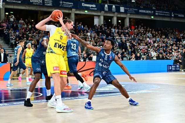 DJ Horne 0 MLP Academics Heidelberg vs Rickey Paulding 23, EWE Baskets Oldenburg DJ Horne 0 MLP Academics Heidelberg vs Rickey Paulding 23, EWE Baskets Oldenburg Copyright: xMichaelxGelhardtx