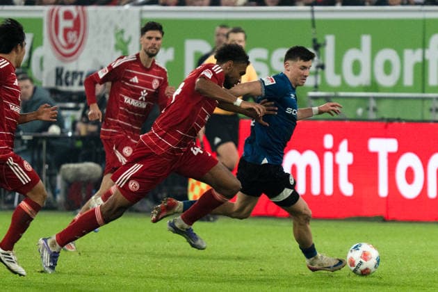 Germany 2 Bundesliga 2025 26 Fortuna Düsseldorf vs Arminia Bielefeld 18 Matchday 16 01 2026 Merkur Spiel Arena Nordrhein Westfalen Semir Telalovic Arminia Bielefeld, 7 Copyright: xCelinaxLeiersx