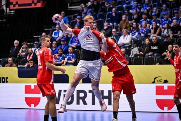 ALTRO - Pallamano - Men s EHF Euro 2026 - Iceland vs Italy Maciej Gebala of Poland during Men s EHF Euro 2026 - Iceland vs Italy, Handball match in Kristianstad, Sweden, January 16 2026 Kristianstad Sweden  Copyright: xIPAxSport ABACAx