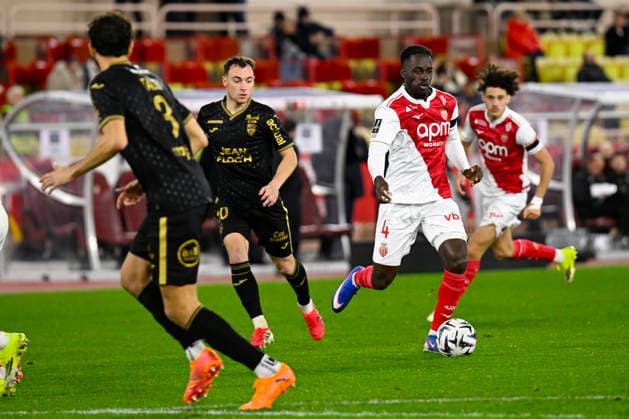 FOOTBALL : AS Monaco VS FC Lorient - Ligue 1 McDonald s - 16 01 2026 Jordan Teze (ASM) - Ligue 1 McDonald™s match between AS Monaco and FC Lorient on January 16, 2026 at the Louis II Stadium in Monaco. MonacoMonaco  Copyright: xWilliamxCannarellax