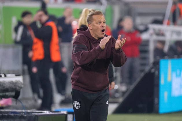 Düsseldorf, Germany 16 January 2026 2 BL 2025 2026 Fortuna Düsseldorf vs DSC Arminia Bielefeld In the picture Coach Markus Anfang F95 DFL regulations prohibit any use of photographs as image sequences and or quasi video Merkur Spiel Arena Nordrhein Westfalen Copyright: xFotostandx xFantinix