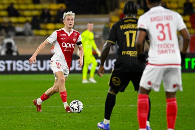 FOOTBALL : AS Monaco VS FC Lorient - Ligue 1 McDonald s - 16 01 2026 Aleksandr Golovin (ASM) - Ligue 1 McDonald™s match between AS Monaco and FC Lorient on January 16, 2026 at the Louis II Stadium in Monaco. MonacoMonaco  Copyright: xWilliamxCannarellax