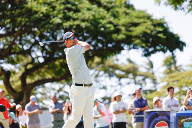 January 16, 2026, Honolulu, Hawaii, USA: ADAM SCOTT tees off from the 4th during Round 2 of the 2026 Sony Open in Honolulu, Hawaii on January 16, 2026. Honolulu USA - ZUMAm310 20260116_zsp_m310_076 Copyright: xElliotxMilesx