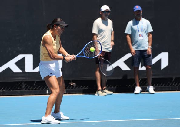January 17, 2026, Melbourne, Victoria, Australia: JESSICA PEGULA of USA during the practise session before Australian Open, Melbourne, Australia. Melbourne Australia - ZUMAc278 20260117_zsp_c278_002 Copyright: xMarcinxCholewinskix