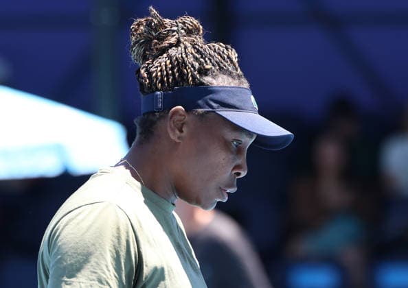 January 17, 2026, Melbourne, Victoria, Australia: VENUS WILLIAMS of USA during the practise session before Australian Open, Melbourne, Australia. Melbourne Australia - ZUMAc278 20260117_zsp_c278_013 Copyright: xMarcinxCholewinskix