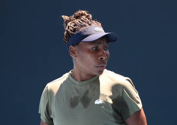 January 17, 2026, Melbourne, Victoria, Australia: VENUS WILLIAMS of USA during the practise session before Australian Open, Melbourne, Australia. Melbourne Australia - ZUMAc278 20260117_zsp_c278_015 Copyright: xMarcinxCholewinskix