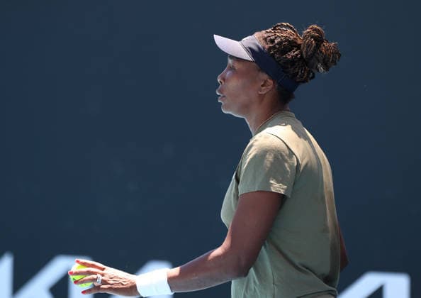January 17, 2026, Melbourne, Victoria, Australia: VENUS WILLIAMS of USA during the practise session before Australian Open, Melbourne, Australia. Melbourne Australia - ZUMAc278 20260117_zsp_c278_019 Copyright: xMarcinxCholewinskix