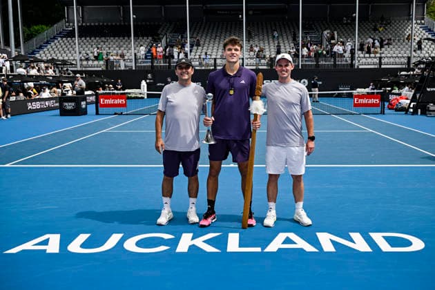 Tennis, ATP tournament in Auckland