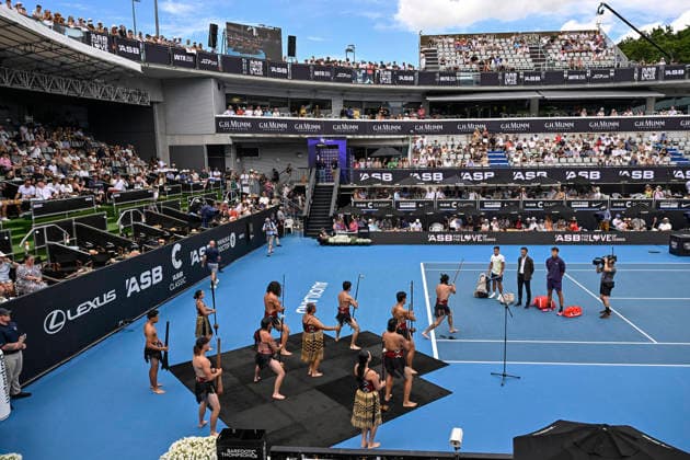 General view of the pÅwhiri before the Men s singles final match of the ASB Classic Men™s ATP, Tennis Herren 250 tennis tournament at Manuka Doctor Arena, Auckland, New Zealand on Saturday 17 January 2026. Photo credit: Alan Lee Auckland New Zealand Copyright: xAlanxLeex xx