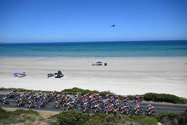17-01-2026 Tour Down Under Women; Tappa 01 Willunga - Willunga; Aldinga Beach; 
