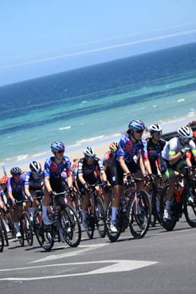 17-01-2026 Tour Down Under Women; Tappa 01 Willunga - Willunga; Aldinga Beach; 