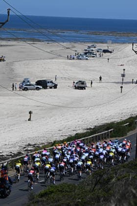 17-01-2026 Tour Down Under Women; Tappa 01 Willunga - Willunga; Aldinga Beach; 