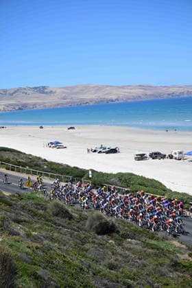 17-01-2026 Tour Down Under Women; Tappa 01 Willunga - Willunga; Aldinga Beach; 