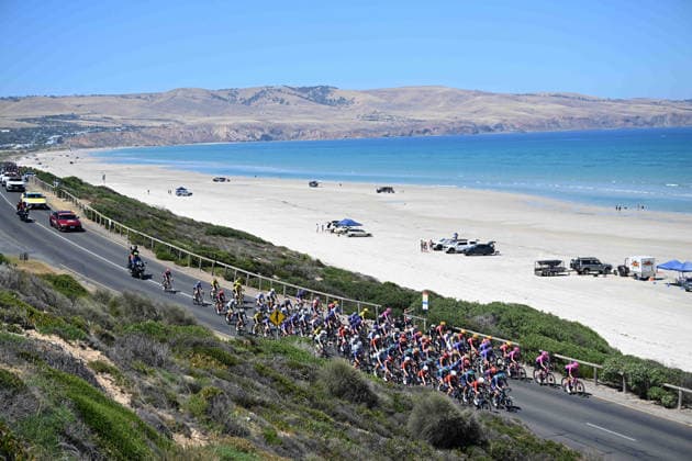 17-01-2026 Tour Down Under Women; Tappa 01 Willunga - Willunga; Aldinga Beach; 