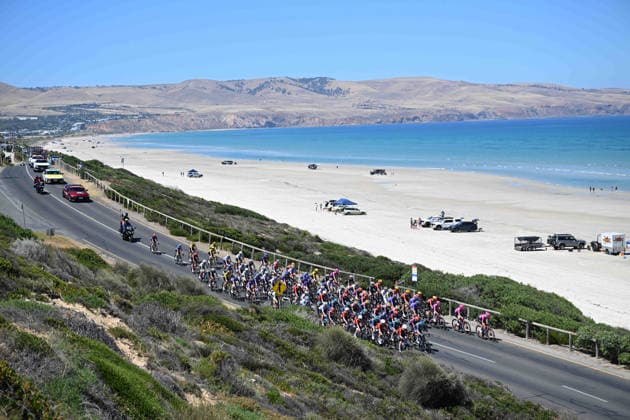 17-01-2026 Tour Down Under Women; Tappa 01 Willunga - Willunga; Aldinga Beach; 
