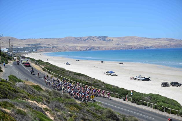 17-01-2026 Tour Down Under Women; Tappa 01 Willunga - Willunga; Aldinga Beach; 