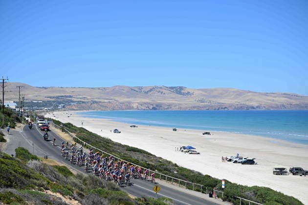 17-01-2026 Tour Down Under Women; Tappa 01 Willunga - Willunga; Aldinga Beach; 