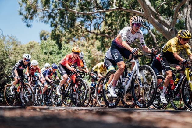2026 Women s Tour Down Under Stage 1 Picture by Zac Williams SWpix.com - 17 01 2026 - Cycling - 2026 Women s Tour Down Under Stage 1 - Willunga to Willunga - Brodie Chapman, UAE Team ADQ. Copyright: x xSWpix.comx(t axPhotographyxHubxLtd)xZacxWilliams SWpix.comx SWP-2645