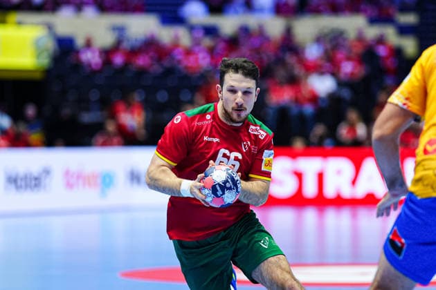 Joao Gomes Portugal, 66 DEN, Portugal vs Romania, Handball, EHF European Championship 2026, Group B, Matchday 1, 16 01 2026 DEN, Portugal vs Romania, Handball, EHF European Championship 2026, Group B, Matchday 1, 16 01 2026 Herning Copyright: xEibner-Pressefoto MarcelxvonxFehrnx EP_MFN
