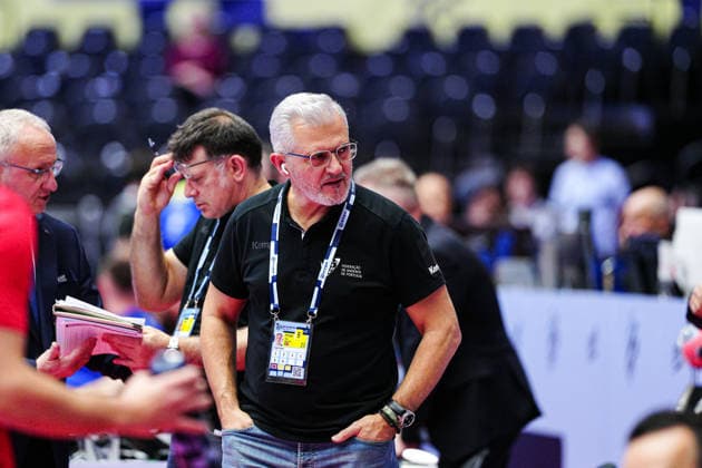 Paulo Pereira Portugal, Coach DEN, Portugal vs Romania, Handball, EHF European Championship 2026, Group B, Matchday 1, 16 01 2026 DEN, Portugal vs Romania, Handball, EHF European Championship 2026, Group B, Matchday 1, 16 01 2026 Herning Copyright: xEibner-Pressefoto MarcelxvonxFehrnx EP_MFN