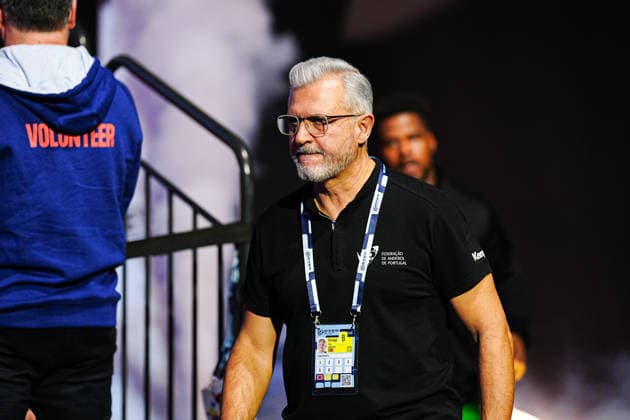Paulo Pereira Portugal, Coach DEN, Portugal vs Romania, Handball, EHF European Championship 2026, Group B, Matchday 1, 16 01 2026 DEN, Portugal vs Romania, Handball, EHF European Championship 2026, Group B, Matchday 1, 16 01 2026 Herning Copyright: xEibner-Pressefoto MarcelxvonxFehrnx EP_MFN