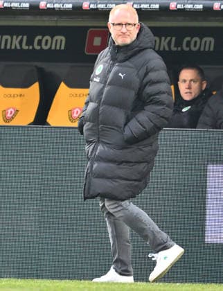 17 01 2026 Soccer Season 2025 2026 2 Soccer Bundesliga 18 Matchday SG Dynamo Dresden SGD SpVgg Greuther Fürth SGF Kleeblatt Sportfoto Zink xwoxzix DFL regulations prohibit any use of photographs as image sequences and or quasi video only for editorial use Heiko Vogel Trainer SpVgg Greuther Fürth