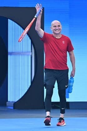 Opening Night at the 2026 Australian Open - Melbourne Andre Agassi (USA) during the Opening Night at the 2026 Australian Open at Melbourne Park in Melbourne, AUSTRALIA, on January 17, 2026. Photo by Corinne Dubreuil ABACAPRESS.COM Melbourne Australia  Copyright: xDubreuilxCorinne ABACAx