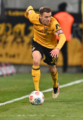 17 01 2026 Soccer Season 2025 2026 2 Soccer Bundesliga 18 Matchday SG Dynamo Dresden SGD SpVgg Greuther Fürth SGF Kleeblatt Sportfoto Zink xwoxzix DFL regulations prohibit any use of photographs as image sequences and or quasi video only for editorial use Niklas Hauptmann 27, SG Dynamo Dresden SGD Freisteller Einzelbild Kapitän Spielführer Mannschaftskapitän