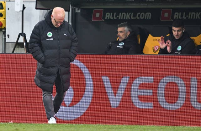 17 01 2026 Soccer Season 2025 2026 2 Soccer Bundesliga 18 Matchday SG Dynamo Dresden SGD SpVgg Greuther Fürth SGF Kleeblatt Sportfoto Zink xwoxzix DFL regulations prohibit any use of photographs as image sequences and or quasi video only for editorial use Heiko Vogel Trainer SpVgg Greuther Fürth disappointed Disappointment