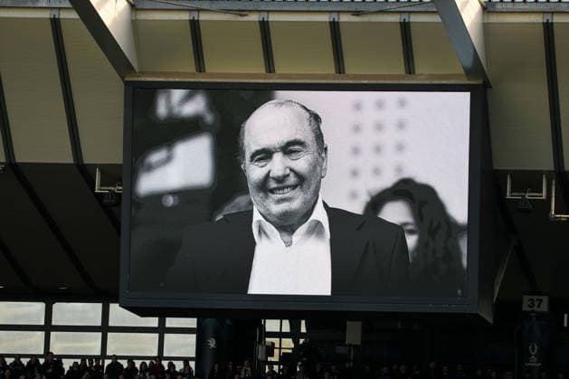 One minute of silence in memory of Rocco Commisso during Udinese Calcio vs Inter - FC Internazionale, Italian soccer Serie A match in Udine, Italy, January 17 2026  Copyright: xEttorexGriffoni IPAxSportx xipa-agency.netx xx IPA_70193809 IPA_Agency_IPA70193809