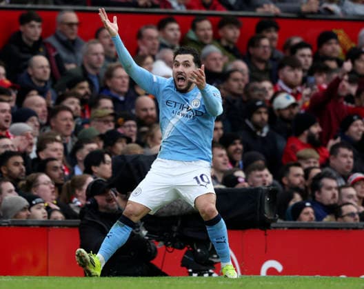 Manchester United, ManU v Manchester City - Premier League Rayan Cherki of Manchester City reacts during the Premier League match between Manchester United and Manchester City at Old Trafford on January 17, 2026 in Manchester, England. WARNING! This Photograph May Only Be Used For Newspaper And Or Magazine Editorial Purposes. May Not Be Used For Publications Involving 1 player, 1 Club Or 1 Competition Without Written Authorisation From Football DataCo Ltd. For Any Queries, Please Contact Football DataCo Ltd on +44 (0) 207 864 9121 Manchester Old Trafford England United Kingdom Copyright: xAllstarxPicturexLibraryxLtdx