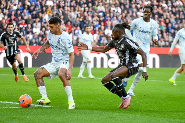 CALCIO - Serie A - Udinese Calcio vs Inter - FC Internazionale Inter s Luis Henrique Tomaz de Lima in action during Udinese Calcio vs Inter - FC Internazionale, Italian soccer Serie A match in Udine, Italy, January 17 2026 Udine Italy  Copyright: xIPAxSport ABACAx