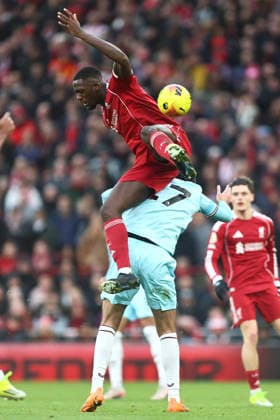 Ibrahima Konate of Liverpool Liverpool v Burnley, Premier League, Football, Anfield, Liverpool, UK - 17 Jan 2026Liverpool Anfield United Kingdom EDITORIAL USE ONLY No use with unauthorised audio, video, data, fixture lists, club league logos or live services. Online in-match use limited to 120 images, no video emulation. No use in betting, games or single club league player publications.  Copyright: xPhilxOldham Shutterstockx 16348122r