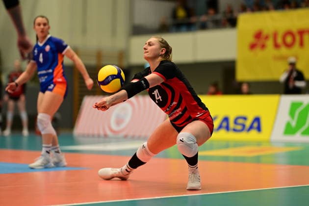 Volleyball I Women I Season 2025 2026 I Bundesliga I 12 Matchday I ETV Hamburger Volksbank Volleys SSC Palmberg Schwerin I 17 01 2026 Fiona Dittmann 14, ETV Hamburger Volksbank Volleys Hamburg CU Arena Hamburg Germany Copyright: xLobeca FelixxSchlikisx