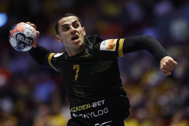 MALMÖ, SVERIGE 20260117 Georgia s Khazein Rustamov in action during the 2026 EHF European Men s Handball Championship the EHF Euro 2026 match between Croatia and Georgia, at Malmo Arena in Malmo, Sweden, on January 17, 2026 MALMÖ SVERIGE x10600x  Copyright: xAndreasxHillergren TTx EHF EURO 2026 CROATIA-GEORGIA