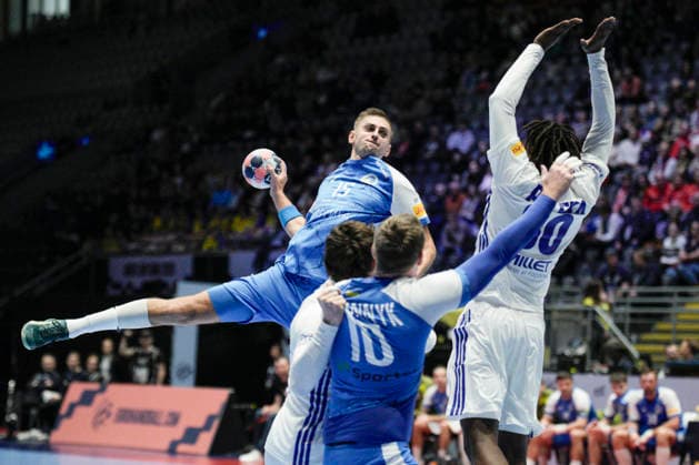 European Handball Championship, Ukraine France Baerum 20260117 Ukraine s Oleksandr Tilte during the European Handball Championship between Ukraine and France in Unity Arena Photo Stian Lysberg Solum NTB Baerum Norway EDITORIAL USE ONLY RESTRICTED USE FOR BETTING COMPANIES  Copyright: xStianxLysbergxSolumx xNTBx