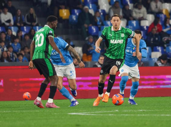 Incontro di calcio campionato serie A - 2025 26 Napoli vs ParmaSassuolo s18 During the football match on January 17, 2026, valid for the Italian Serie A - 2025 26 championship in Naples at the Diego Armando Maradona Stadium between SSC Napoli and Sassuolo In the photo: NAPOLI stadio Diego Armando Maradona CAMPANIA ITALIA Copyright: xFABIOxSASSOxFabioxSassox Napoli Sassuolo2026_01_17Fabio Sasso4159