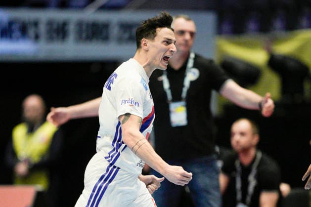 European Handball Championship, Ukraine France Baerum 20260117 Frances Yanis Lenne during the European Handball Championship between Ukraine and France in Unity Arena Photo Stian Lysberg Solum NTB Baerum Norway EDITORIAL USE ONLY RESTRICTED USE FOR BETTING COMPANIES  Copyright: xStianxLysbergxSolumx xNTBx
