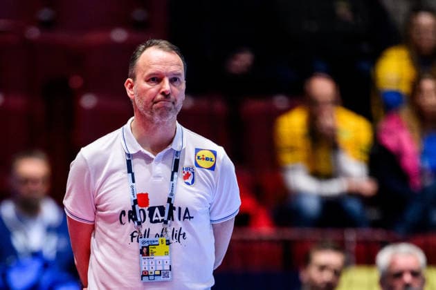 260117 Coach Dagur Sigurdsson of Croatia during the EHF European Handball Championship handball match between Croatia and Georgia on January 17, 2026 in Malmö Photo Mathilda Schuler BILDBYRAN kod MA MA0920 handball handball handball handballs em 2026 croatia georgien ehf european handball championship georgia bbeng grappa33  Copyright: MATHILDAxSCHULER BB260117MA089