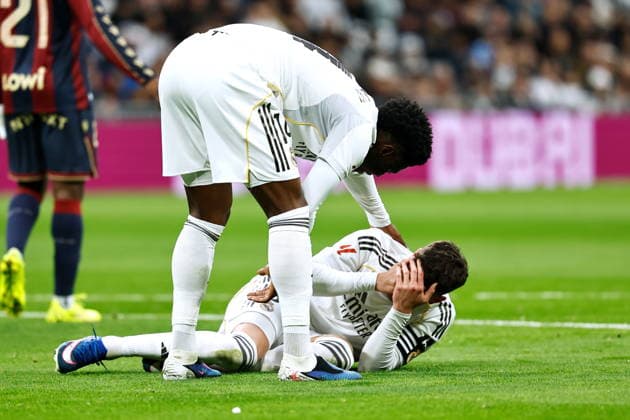Aurelien Tchouameni, Federico Valverde (Real), JANUARY 17, 2026 - Football Soccer : Spanish LaLiga EA Sports match between Real Madrid CF - Levante UD at the Estadio Santiago Bernabeu in Madrid, Spain. Noxthirdxpartyxsales  aflo_316416805
