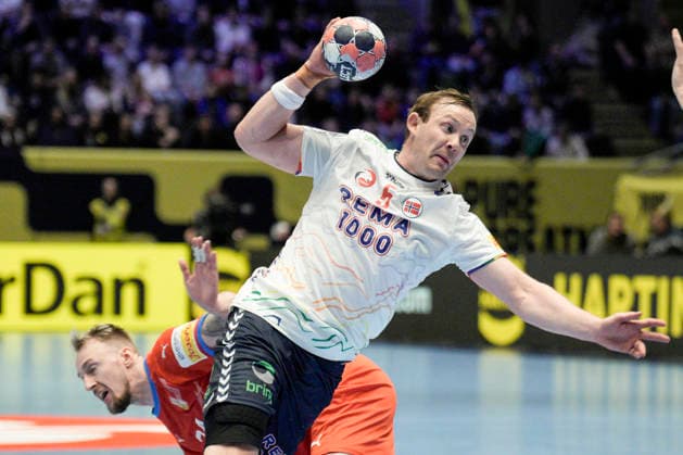 European Handball Championship, Czech Republic Norway Baerum 20260117 Norway s Sander Sagosen during the European Handball Championship between the Czech Republic and Norway in Unity Arena Photo Stian Lysberg Solum NTB Baerum Norway EDITORIAL USE ONLY RESTRICTED USE FOR BETTING COMPANIES  Copyright: xStianxLysbergxSolumx xNTBx