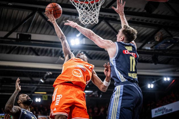 1 Basketball Bundesliga, easyCredit BBL, Season 2025 2026, Men, Main Round, Matchday 16, 17 01 2026, RASTA Vechta ALBA Berlin Alonzo Verge 11 RASTA Vechta at the Korbleger Vechta RASTA Dome Niedersachsen Germany
