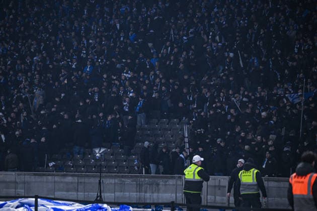 17 01 2026, Soccer, 2 Bundesliga, Season 2025 2026, Matchday 18, Hertha BSC FC Schalke 04, Hertha fans turn on support, xRHR FOTO YYx Copyright: KROEGER RHR-FOTOx RHR-FOTO YY