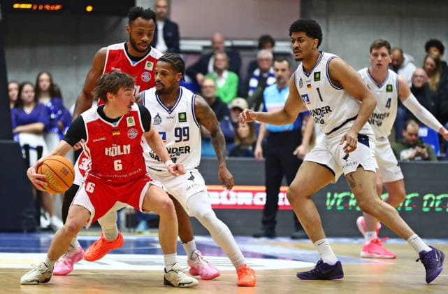 Basketball, 2. BL, ProA, Merlins Crailsheim - RheinStars Cologne