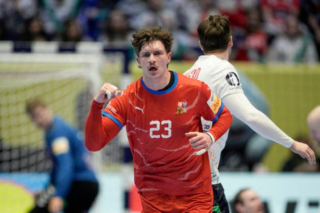 European Handball Championship, Czech Republic Norway Baerum 20260117 The Czech Republic s JonaÅ¡ Josef during the EC in handball between the Czech Republic and Norway in the Unity arena Photo Stian Lysberg Solum NTB Baerum Norway EDITORIAL USE ONLY RESTRICTED USE FOR BETTING COMPANIES  Copyright: xStianxLysbergxSolumx xNTBx