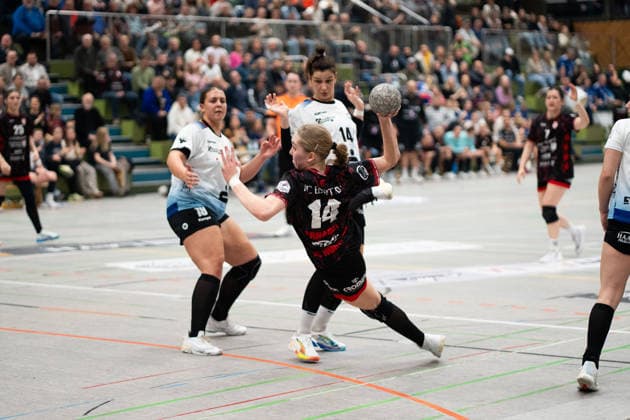 Nora Erhardt TG Nuertingen, 14 , TG Nuertingen vs Bergischer HC 06, Handball, 2 Bundesliga Women, Matchday 14, Season 2025 2026, 17 01 2026, TG Nuertingen vs Bergischer HC 06, Handball, 2 Bundesliga Women, Matchday 14, Season 2025 2026, 17 01 2026 Nuertingen Copyright: xEibner-Pressefoto MaxxVogelx EP_MVL