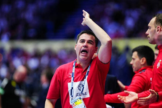 Raul Gonzalez Serbia, Coach DEN, Serbia vs Germany, Handball, EHF European Championship 2026, Group A, Matchday 2, 17 01 2026 DEN, Serbia vs Germany, Handball, EHF European Championship 2026, Group A, Matchday 2, 17 01 2026 Herning Copyright: xEibner-Pressefoto MarcelxvonxFehrnx EP_MFN